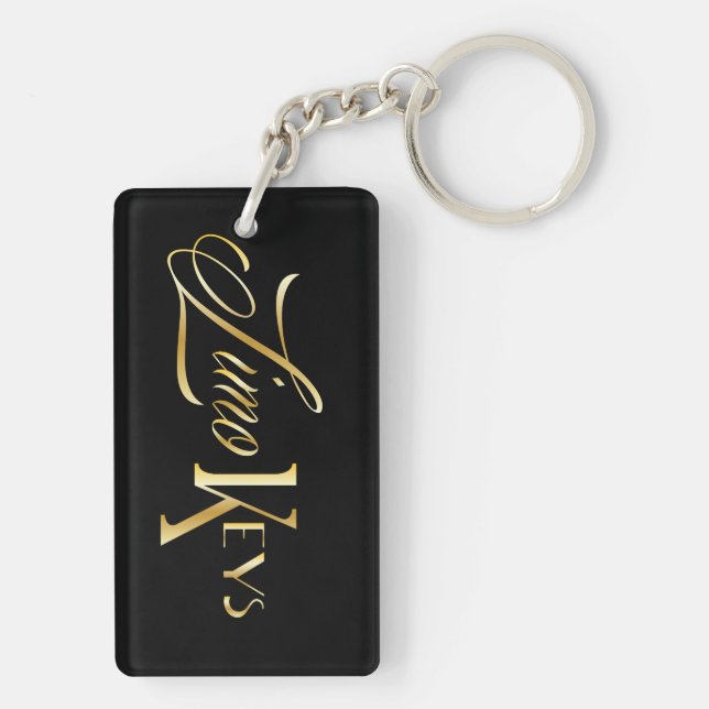 Vintage Classic Gatsby Style Key Ring (Back)