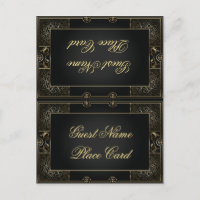 Vintage Classic Gatsby Style Place Card