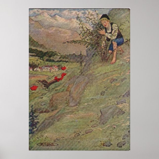 Vintage Classic Heidi of the Alps Poster (Front)