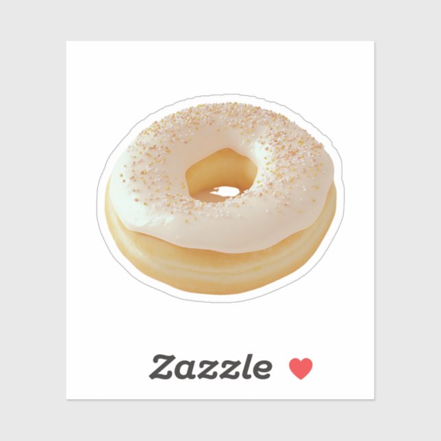 Vintage Classic Iced Doughnut (Sheet)