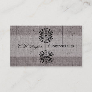 Vintage Classic Look  Style Performing Business Card
