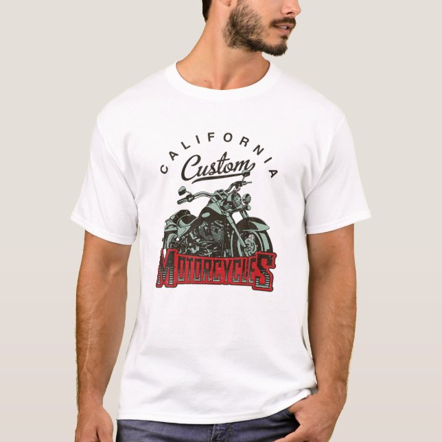 Vintage Classic Motorcycles T-Shirt (Front)
