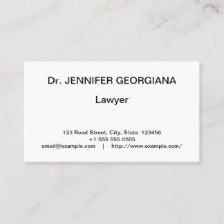 Vintage, Classic Professional Business Card