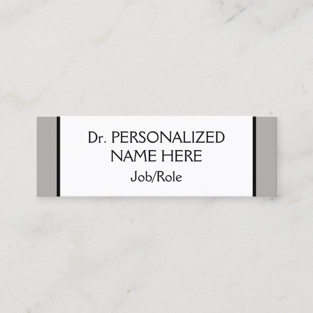 Vintage & Classic Professional Business Card (Front)