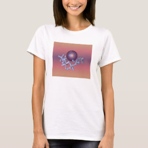 Vintage Classic Retro Jacks and Ball Purple Tshirt