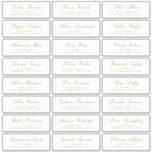 Vintage Classic Script Wedding Guest Address Label<br><div class="desc">Elegant wedding guess address label features vintage classic script name and serif font address,  simple and timeless. Great for modern classic wedding,  romantic vintage wedding,  and formal traditional wedding. 
See all the matching pieces in collection</div>
