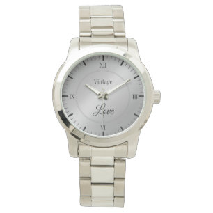 Vintage classic silver girly  watch