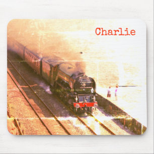 Vintage, classic steam loco Tornado, your name Mouse Mat
