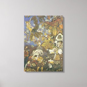 Vintage Classic Storybook Characters, Edmund Dulac Canvas Print