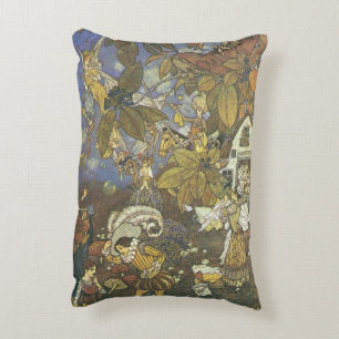 Vintage Classic Storybook Characters, Edmund Dulac Decorative Cushion