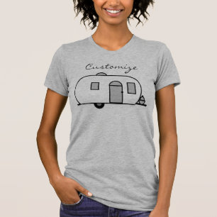 Vintage classic trailer rounded caravan T-Shirt