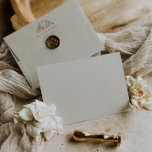 Vintage Classic Wedding Monogram Brown & Ecru  Envelope<br><div class="desc">Complete the classic look of your wedding invitations with the Vintage Classic Wedding Monogram Brown & Ecru Envelope. The rich brown hue, combined with the elegant ecru, creates a timeless and sophisticated envelope. Featuring a vintage-inspired monogram, this envelope adds a touch of personalisation to your wedding stationery. Designed to coordinate...</div>