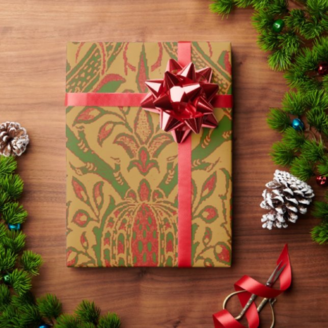 Vintage Classic William Morris Christmas  Wrapping Paper (Vintage classic sophistication)