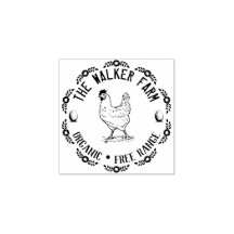 Vintage Classical ⎢ Personalised Egg Rubber Stamp