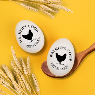 Vintage Classical Personalised Egg Stamp