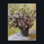 Vintage Claude Monet Bouquet of Mallows Postcard<br><div class="desc">Incorporated in the design on this product is a beautiful print of "Bouquet of Mallows"  painted in 1880 by French Impressionist painter Claude Monet (1840 -1926).</div>