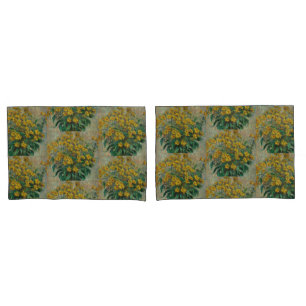 Vintage Claude Monet Jerusalem Artichokes Duvet Pillowcase