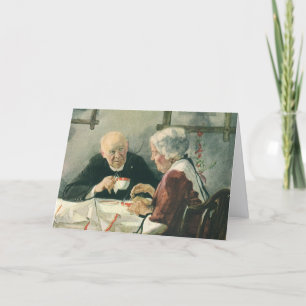 Vintage Clergy, Coffee or Tea with a Priest Card