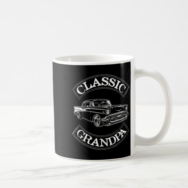 Vintage Clic Car Funny Grandpa  Coffee Mug (Right)
