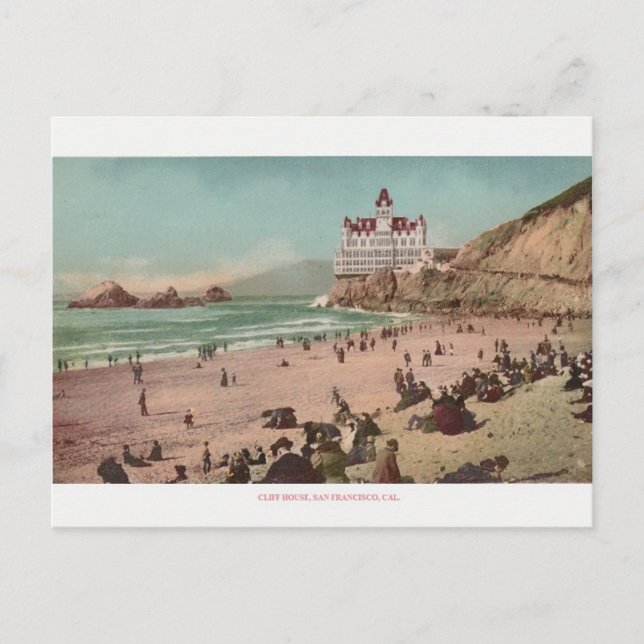 Vintage Cliff House San Francisco Post Card (Front)