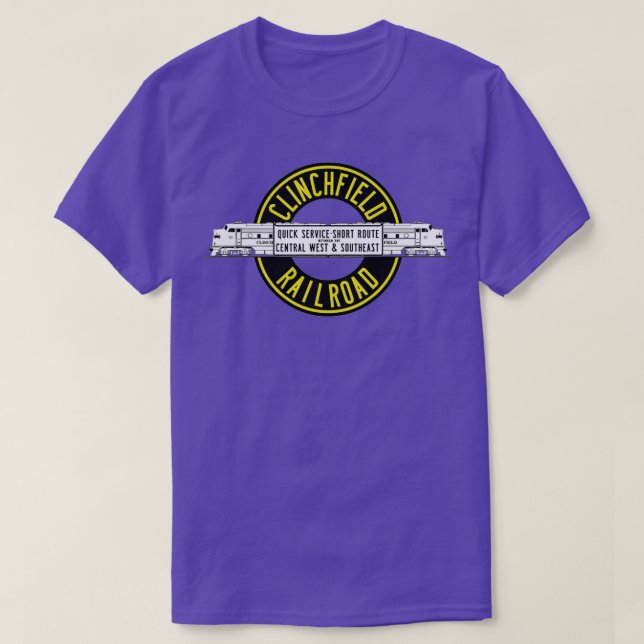 Vintage Clinchfield Railroad T-Shirt (Design Front)