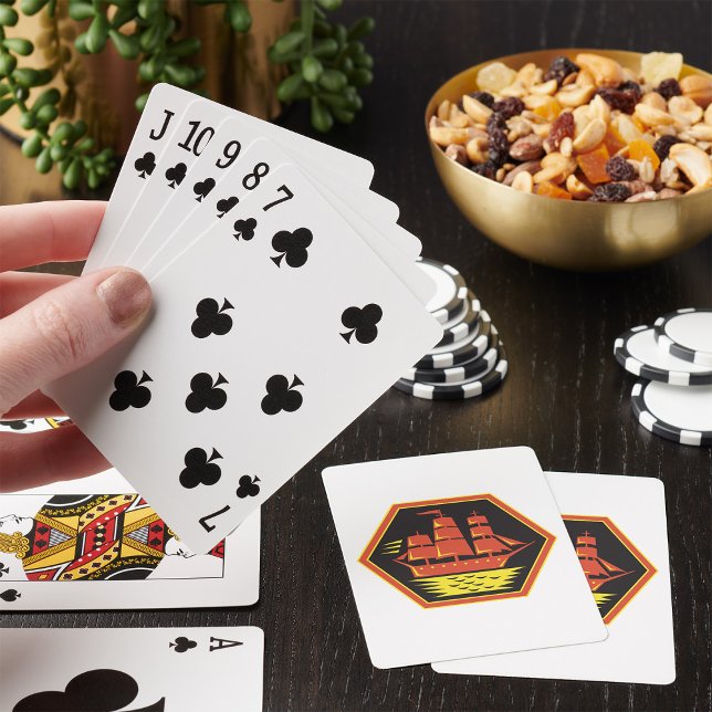 Vintage Clipper Ship Sailing Playing Cards (Creator Uploaded)