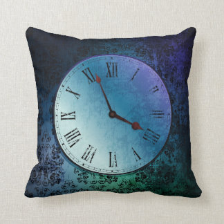 vintage clock cushion