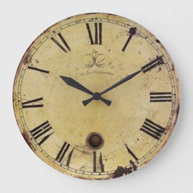Vintage Clock Face Wall Clock (Front)