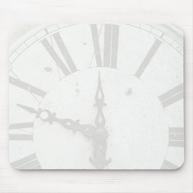 Vintage Clock Mousepad (Front)