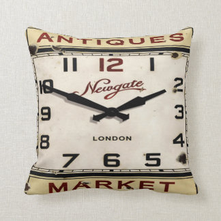 Vintage Clock Pillow