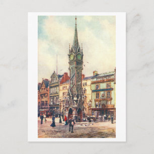 Vintage Clock Tower, Leicester Postcard