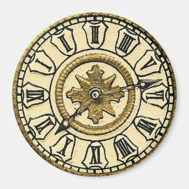 Vintage Clocks Magnet (Front)