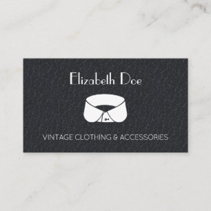 Vintage clothing business card