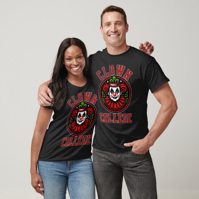 Vintage Clown College T-Shirt (Unisex)