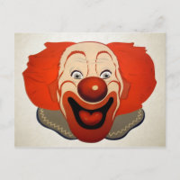 Vintage Clown Face