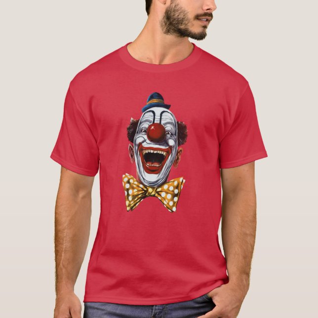 Vintage Clown Face T-Shirt (Front)