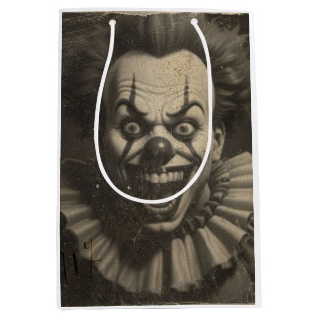 vintage clown gift bag (Front)