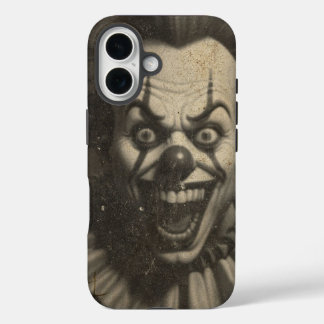 vintage clown iPhone 16 phone case