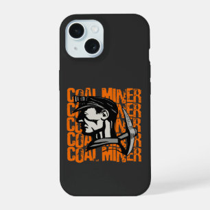 vintage coal miner iPhone 15 case