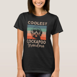 Vintage Cockapoo Coolest Grandma Gifts for Women F T-Shirt