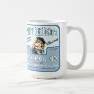 Vintage Cocoa Chocolate Label Coffee or Tea Mug