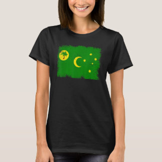 Vintage Cocos Keeling Islands Flag Cocos Island T-Shirt