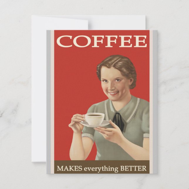 Vintage Coffee Advertisement (Front)