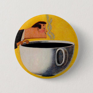 Vintage Coffee Advertisement 6 Cm Round Badge