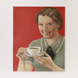 Vintage Coffee Advertisement Jigsaw Puzzle