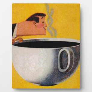 Vintage Coffee Advertisement Plaque