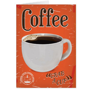 Vintage Coffee Advertisement Poster