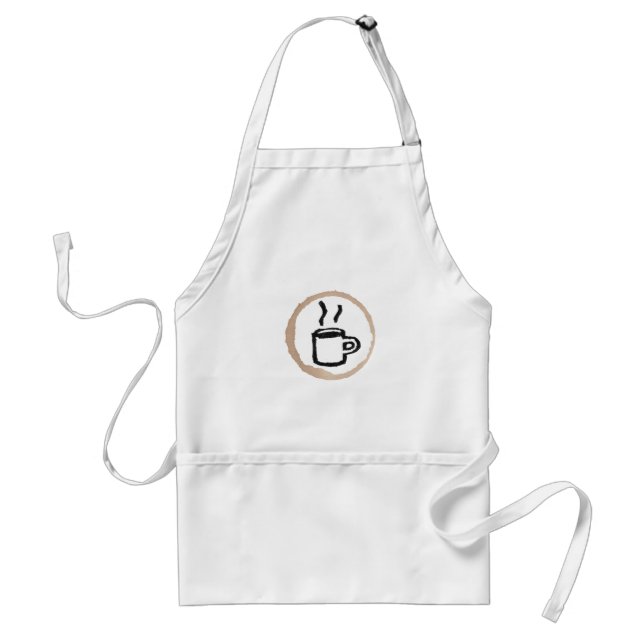 Vintage Coffee Barista Uniform Standard Apron (Front)