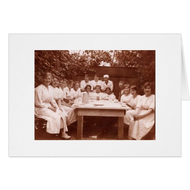 Vintage - Coffee Break at Work, (Front Horizontal)