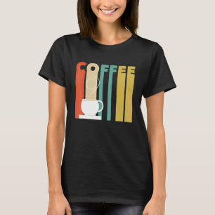 Vintage Coffee Cup Café Caffeine Coffeeholic T-Shirt